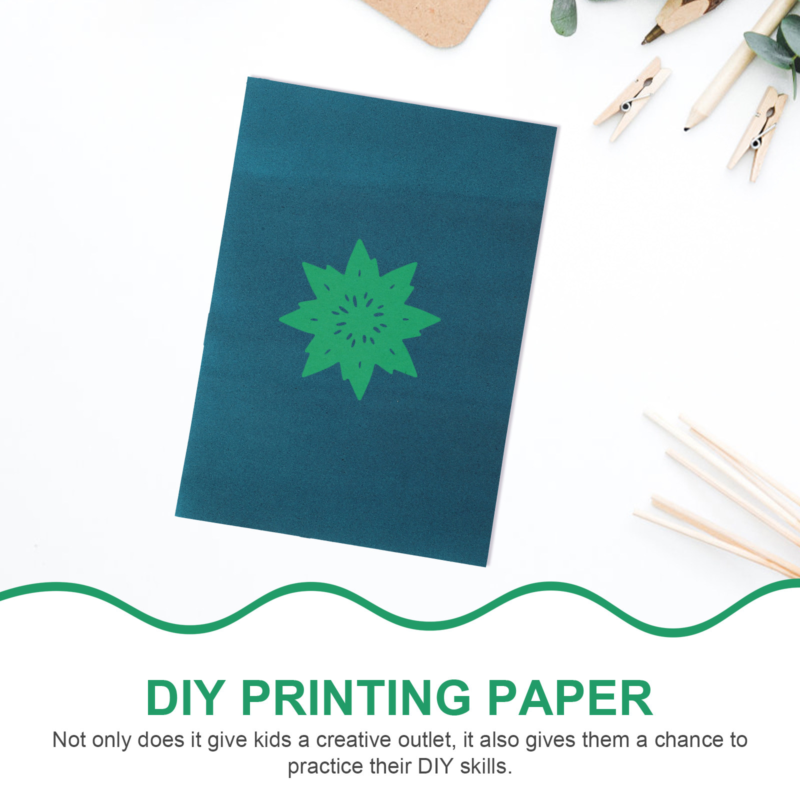 28枚入り、高品質のシアンオタイプ用紙（A5サイズ）。DIY - Art Craft With Paper のレビューと価格