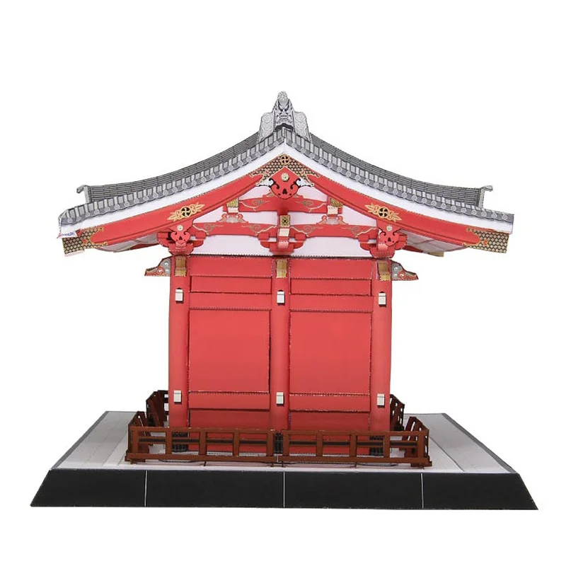 日本雷門浅草寺の門 3D 紙モデルハウスペーパークラフト D - Art Craft Cardboard のレビューと価格