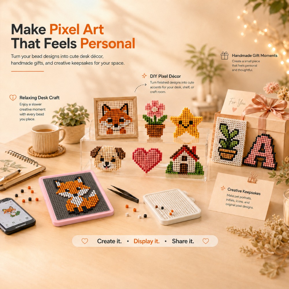 LEDスマートヒューズビーズペグボード、アプリでガイド付きパ - Art Craft Kit のレビューと価格